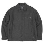 90s ABERCROMBIE & FITCH ウールスポーツジャケット OLD オールド アバクロ 無地 USA 古着 (-7669) チャコールグレー M