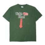 Tickle This Elmo! 90s Tシャツ エロT パロディ USA セサミストリート 珍品 エルモ ヴィンテージ 古着 (-5218) グリーン / 緑 XL