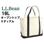 L.L.Bean オープントップ トートバッグ ミディアム 16L エルエルビーン 112636 メンズ レディース ブラック(01-60260011)
