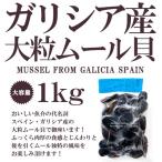 ムール貝 ガリシア産 大粒ムール貝 約1kg スペイン産 冷凍のみ ボイル済み