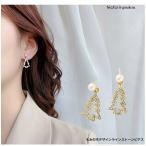 Yahoo! Yahoo!ショッピング(ヤフー ショッピング)ピアス　もみの木デザインラインストーンピアス　　クリスマス　パーティ　おとな　かわいい　ツリー　送料無料　30代　40代　50代　プレゼント