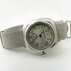 M.R.M.W. モントルロロイミリタリーウォッチ腕時計 メンズ レディース Cushion watch クッションウォッチ カリフォルニアダイヤル スモーキーグレー