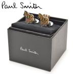 カフス ポールスミス メンズ Paul Smith ゼブラ(シマウマ)ケースモチーフ カフリンクス eps20s206 M1A CUFF AZEBRA Zebra Cufflink シルバーマルチ