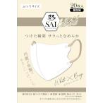 日翔 彩 シルクフィールマスク ふつう ホワイトｘベージュ ２０枚