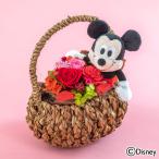 【日比谷花壇公式】母の日 ディズニー プリザーブドアレンジメントとぬいぐるみのセット(ミッキーマウス)