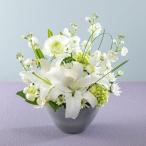 お供え 花 お供え用 アレンジメント「春霞(はるがすみ)」 日比谷花壇 お悔やみ お供え 供花 命日 お彼岸 お盆