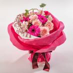 誕生日 花 プレゼント そのまま飾れるバラの形の花束ペタロ・ローザ「ハッピーバースデー」 ギフト お祝い