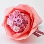 日比谷花壇公式 誕生日 花 バラの形の花束 ペタロ・ローザ「エレガントピンク」 ブーケ 記念日 お見舞い 出産祝い 結婚記念日 退職祝い 送別 送料無料