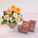日比谷花壇公式 お供え 花 お供え用 O・SO・NA・E flower 線香「花は咲く」(寄付付き)とアレンジメントのセット お供え花 供花 法事 仏事 喪中 お彼岸 送料無料
