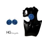 Yahoo! Yahoo!ショッピング(ヤフー ショッピング)ブルー サークル 渦巻き ウッド ピアス【ウッド ピアス 大きいサイズ かわいい 贈り物 アジアン雑貨 アクセサリー アクセ】