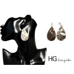 Yahoo! Yahoo!ショッピング(ヤフー ショッピング)ホワイトシルバー ティアドロップ シェル ピアス【 ピアス 大きいサイズ かわいい 贈り物 アジアン雑貨 アクセサリー アクセ】