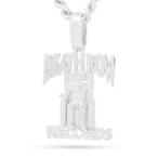 Yahoo! Yahoo!ショッピング(ヤフー ショッピング)キングアイス King Ice x Death Row Records Necklace ネックレス white gold ホワイトゴールド ACCESSORIES