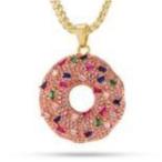 Yahoo! Yahoo!ショッピング(ヤフー ショッピング)キングアイス KINGICE The CZ Donut Necklace（14K Gold） ACCESSORIES