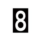 新富士バーナー ロードマーキング ナンバーＳ ８ RM-108 KNS