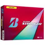 BRIDGESTONE(ブリヂストン) ゴルフボール SUPER STRAIGHT 1ダース( 12個入り) イエロー STYX