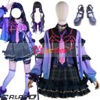 バーチャル VTuber 狂蘭 メロコ コスプレ衣装 Meloco Kyoran cosplayウィッグ靴追加可能 仮装 制服 イベント クリスマス ハロウィン ステージ 文化祭 学園祭