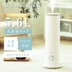 加湿器 超音波加湿器 大容量5.6L 3段階調節 上部給水 タワー型 吹出し口360°回転 湿度設定 空焚き防止 27H連続加湿 xr-k600