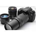 キヤノン Canon  EOS 8000D 超望遠トリプルレンズセット SDカード(16GB)付き