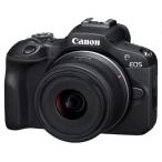 【中古】【1ヶ月保証】 キヤノン Canon ミラーレス一眼カメラ EOS R100 標準ズームレンズキット(RF-S18-45) ブラック EO