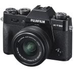 【中古】【1ヶ月保証】 富士フイルム FUJIFILM X-T30 XCレンズキット ブラック X-T30LK-1545-B ミラーレス一眼