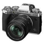 【中古】【1ヶ月保証】 富士フイルム FUJIFILM X-T5 レンズキット(XF18-55) シルバー F X-T5LK-1855-S ミラー