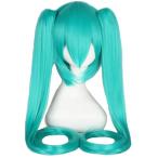 耐熱 ウィッグ 初音ミク Vocaloid ウイッグ 高品質コスプレ 変装 仮装 キャラクター 風 かつら ハロウィン