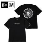 NEWERA ニューエラ 半袖 コットン Tシャツ Circle OOTTF ブラック×ホワイト レギュラーフィット 14410113【 トップス 綿 アウトドア 】【メール便・代引不可】