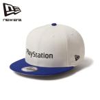 NEWERA ニューエラ 9FIFTY PlayStation プレイステーション ファミリーマーク ストーン/ダークロイヤル 14693333【 帽子 キャップ プレステ スナップバック 】
