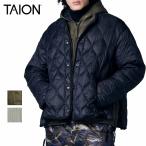 ショッピングタイ TAION タイオン ミリタリー M65 ライナーWジップ ショートダウンジャケット-ソフトシェル TAION-M65LSZBML-1SH【 アウター 手洗OK 保温 ダブルジップ 重ね着 】