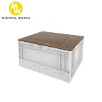 MINIMAL WORKS ミニマルワークス FOLDING BOX S COVER フォルディングボックスSカバー MGFU-FW000-PL0WO 【ウッド板/アウトドア/キャンプ/テーブル/シェルフ】