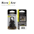 NITE-IZE ナイトアイズ キーホルダーキーラック/KRS-03-01/ステンレスブラック/日本正規品 【メール便・代引不可】