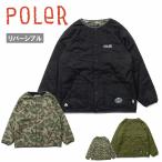 POLeR Pola -AFD×POLER REVERSIBLE QUILTED JACKET двусторонний cut tido жакет 253MCV0004[ внешний защищающий от холода водоотталкивающий легкий теплоизоляция кемпинг сотрудничество ]