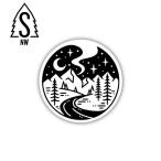 STICKERS NORTHWEST ステッカーズノースウエスト プリンテッドステッカーズスターリーナイトリバー 7SNW0389LSTK 【シール】【メール便・代引き不可】