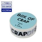 THIRD DRAWER DOWN サードドロアダウン Box Of Crap Packing Tape × David Shrigley パッキングテープ TDDS-PACKINTAPE2 【コラボ/インテリア/雑貨】
