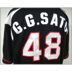  Professional Baseball Descente Chiba Lotte Marines Marines копия форма #48 G.G.SATO Sato размер L [A5]