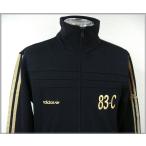 未使用 デッドストック 2007 アディダス オリジナルス adidas 83-C TT トラックトップ ジャージ ブラック 黒金 サイズM [D8]