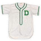 50's американский производства SISLER HUMMEL Vintage Baseball рубашка кошка глаз . фетр нашивка серый / зеленый длина одежды 83 ширина 56 [la-1848]