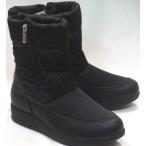 ムーンスター イブ FGL113 防水 防寒 ガラス防滑ソール コンフォート ウインターブーツ ブラック レディース 幅広4E ファスナー付 カジュアルブーツ 雪国仕様