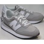 new balance ニューバランス MS237 HG ビッグNロゴ クラシックランニング ライトグレー レディース Dワイズ ライフスタイル カジュアル スニーカー