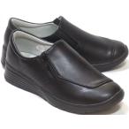 パンジー PS-4427 カジュアルコンフォートシューズ ブラック レディース 幅広5E 軽量 ファスナー付 スリッポン 婦人靴 抗菌加工 Pansy