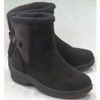  анютины глазки PS4681 casual короткие сапоги черный женский 4E теплоизоляция водонепроницаемый . скользить антибактериальный дезодорация замша / твид комбинированный winter Pansy