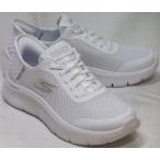 スケッチャーズ ゴーウォーク フレックス グラウンド エントリー スリップインズ ホワイト レディース ハンズフリー スリッポン スニーカー 124836 WHT