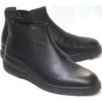 ムーンスター ワールドマーチ WM2933TSR 防水 透湿 防滑 本革 サイドゴアブーツ ブラック メンズ 4Eワイド 天然スパイク 雪寒地仕様 ビジネス レザー 日本製