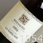 1954 赤 ワイン リヴザルト 1954年 生まれ年 フランス 甘口 750ml 昭和29年 wine