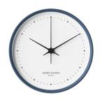 ショッピングジョージジェンセン Georg Jensen HENNING KOPPEL CLOCK ジョージジェンセン ヘニングコッペル クロック 22cm ブルー×ホワイ