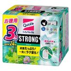 花王 トイレクイックル ストロング トイレ用 そうじシート エクストラハーブの香り 詰め替え 1セット(8枚入×3個)/ トイレ用 ウェットシート 使い捨て