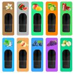 電子タバコ RELX互換 10風味カートリッジ RELX互換フレーバーポッド ベイプ スタータキット 10本入り 禁煙節煙 RELX4&5対応