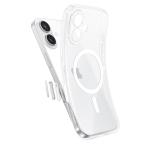 NIMASO iPhone 17 для кейс прозрачный MagSafe соответствует камера контроль кнопка имеется желтый менять предотвращение ударопрочный вооруженные силы США MIL стандарт SGS засвидетельствование .