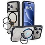 NIMASO iPhone 17 Pro кейс [ вооруженные силы США MIL стандарт MagSafe аксессуары соответствует 360° вращение подставка камера контроль покрытие ширина длина 