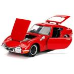 1967 Toyota 2000GT Coupe Red JDM Tuners 1/24 Diecast Model Car Jada 30447